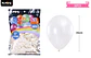 Globos de látex perlado blanco 35cm 50pcs - Miniatura 2