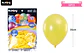 Globos de látex perlado amarillo 35cm 50pcs - Miniatura 2
