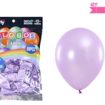 Globos de látex perlado lila 35cm 50pcs