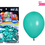 Globos de látex perlado turquesa 35cm 50pcs