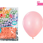 Globos de látex pastel rosa roja 25cm 50pcs