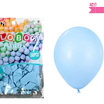 Globos de látex pastel azul 25cm 50pcs