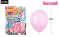 Globos de látex pastel rosa 25cm 50pcs - Miniatura 2