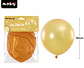 Globos de látex perlado dorado 90cm - Miniatura 2