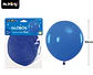 Globos de látex azul mate 90cm - Miniatura 2