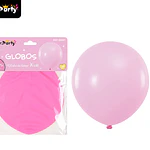 Globos de látex rosa mate 90cm