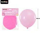 Globos de látex rosa mate 90cm - Miniatura 2