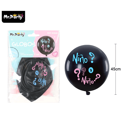 Globos de látex niño o niña 45cm