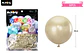 Globos de látex dorado claro cromados metalizados 28cm 50pcs - Miniatura 2