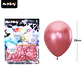 Globos de látex rojo cromados metalizados 28cm 50pcs - Miniatura 2