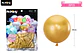 Globos de látex dorado oscuro cromados metalizados 35cm 20pcs - Miniatura 2