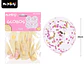 Globos de látex con confetti de redondo rosa 30cm 5pcs - Miniatura 2