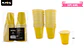 Vasos plásticos shot desechable amarillo 60ML 30pcs - Miniatura 3