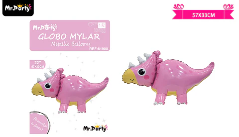 Globo metálico dinosaurio 57*33cm