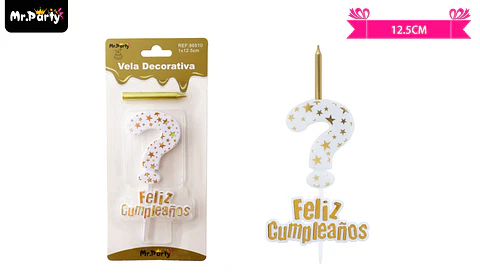 Vela de signo ? estrella dorado