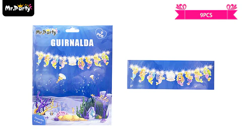 Guirnaldas con luz feliz cumpleaños