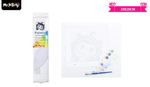 Kit de pintura al óleo por números 20*20cm