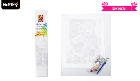 Kit de pintura al óleo por números 30*40cm