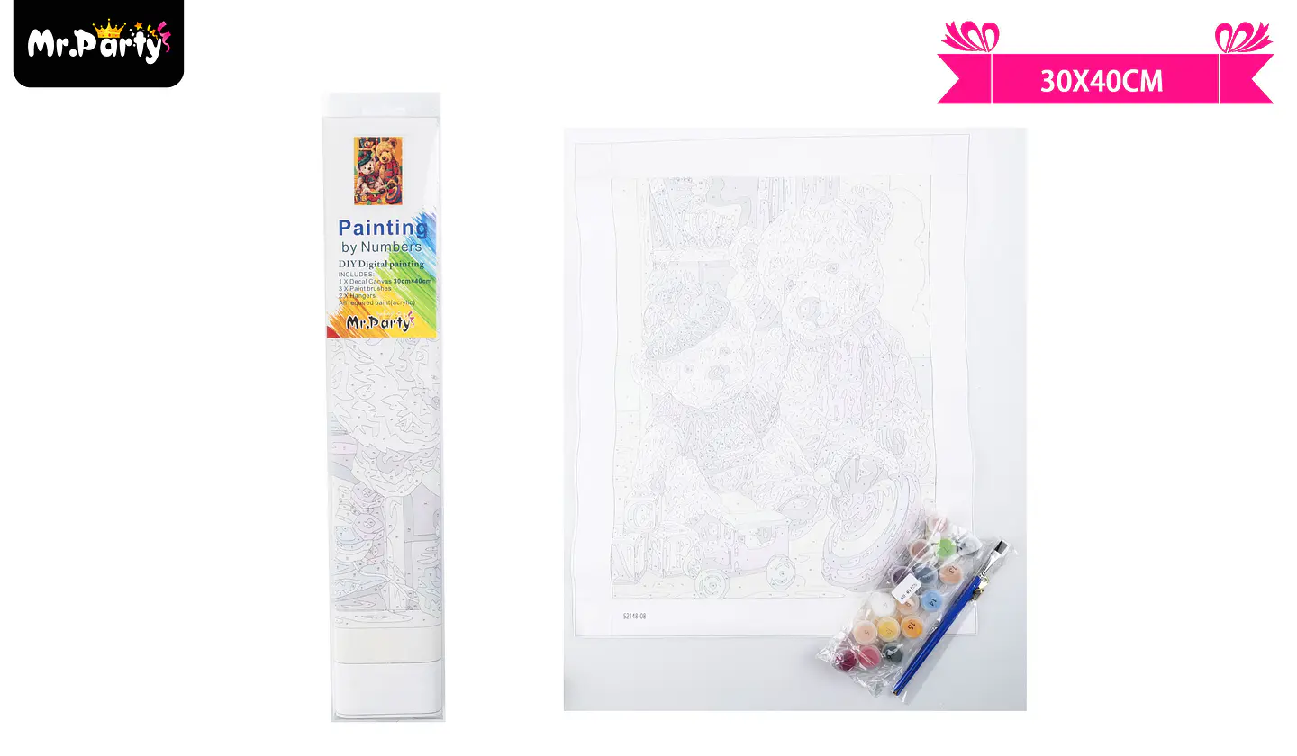 Kit de pintura al óleo por números 30*40cm 1