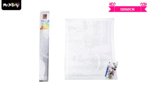 Kit de pintura al óleo por números 50*65cm