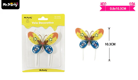 Vela de mariposa 10.3cm