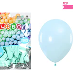 Globos de látex color pastel azul tiffany 15cm 20pcs
