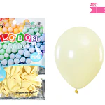 Globos de látex color pastel amarillo 15cm 20pcs