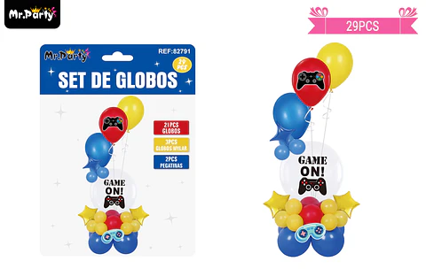 Set con globos burbujas de juego 29pcs