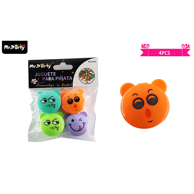 Juguetes para piñata 4pcs