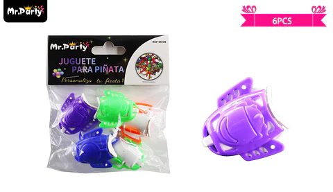 Juguetes para piñata avión 6pcs