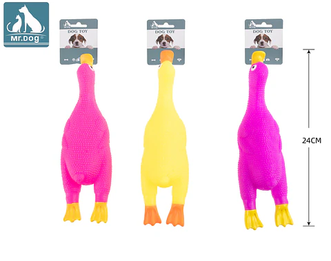 Juguete de pato para perro 24*7cm color aleatorio