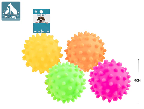 Juguete de pelota para perro 9cm color aleatorio
