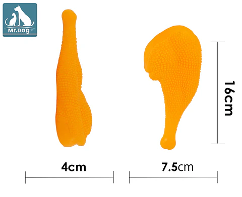 Juguete para perro trutro de pollo 7.5*16cm