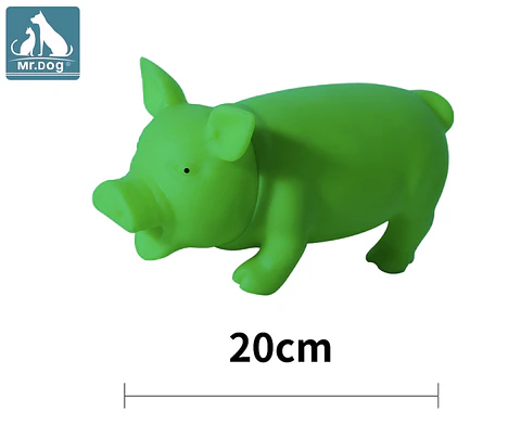 Juguete de cerdo chillón para perro 20cm