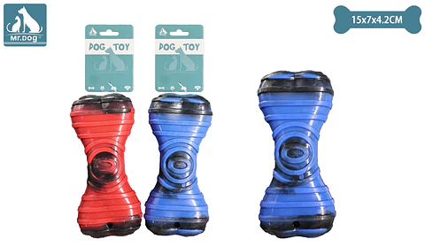 Juguete de hueso para perro 15*7*4.2cm color aleatorio