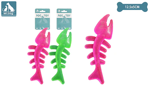 Juguete de pez para perro 12.5*5cm color aleatorio