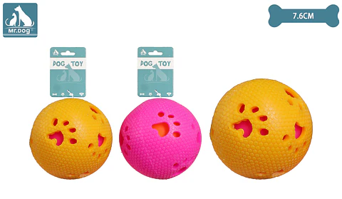 Juguete de pelota con sonido 7.6cm color aleatorio