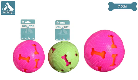 Juguete de pelota con sonido 7.6cm color aleatorio