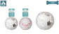 Juguete de pelota para perro 7.6cm color aleatorio - Miniatura 1