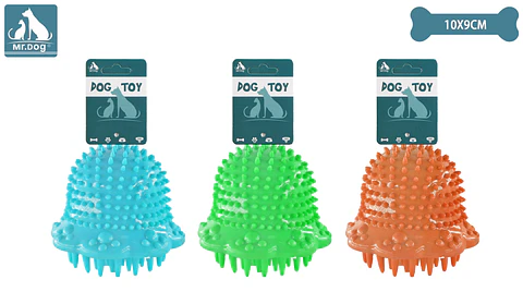 Juguete de pulpo para perro 10*9cm color aleatorio