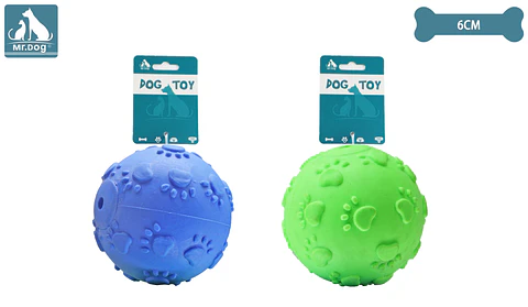 Juguete pelota para perro 6cm color aleatorio