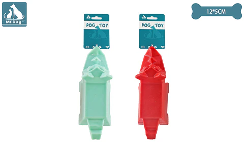 Juguete de Rinoceronte alimentador para perro 12*5cm color aleatorio