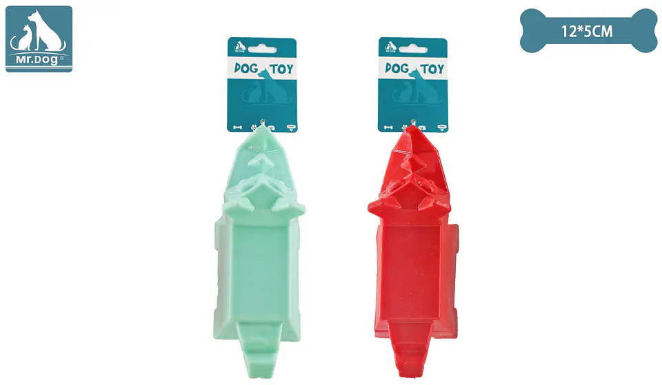 Juguete de Rinoceronte alimentador para perro 12*5cm color aleatorio 1