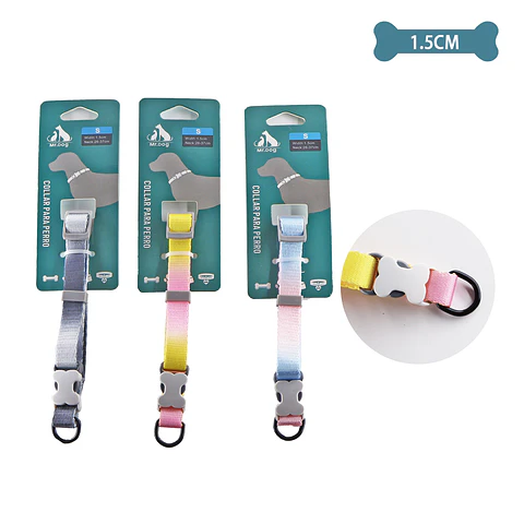 Collar para mascota 1.5cm Color Aleatorio