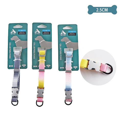 Collar para mascota 2.5cm Color Aleatorio