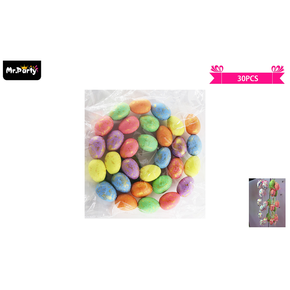 Huevitos de pascua 3*5cm 30pcs