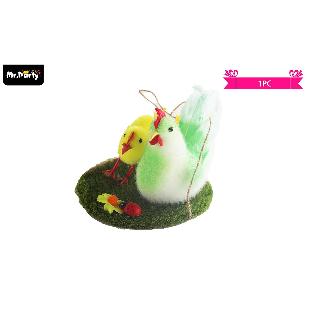 Adorno de pollito para pascua color aleatorio