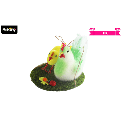 Adorno de pollito para pascua color aleatorio