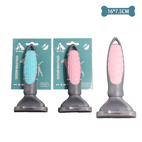 Peine mediano de mascotas para deslanar 16*7.5cm Color Aleatorio