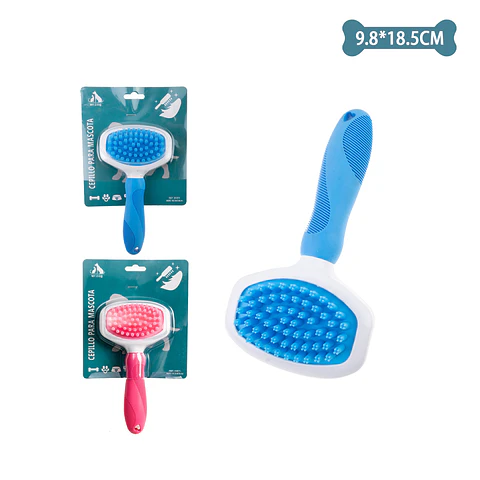 Peine de masaje para mascotas 9.8*18.5cm Color Aleatorio